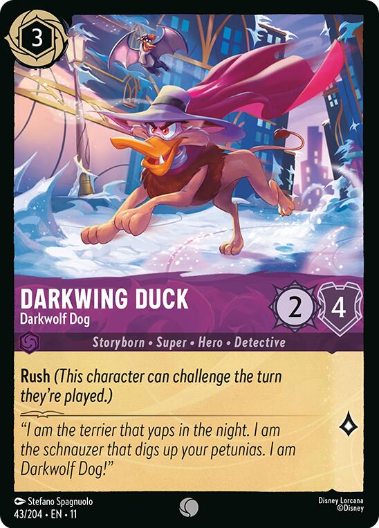 Darkwing Duck - Darkwolf Dog (43/204) [Winterspell] | I Want That Stuff Brandon