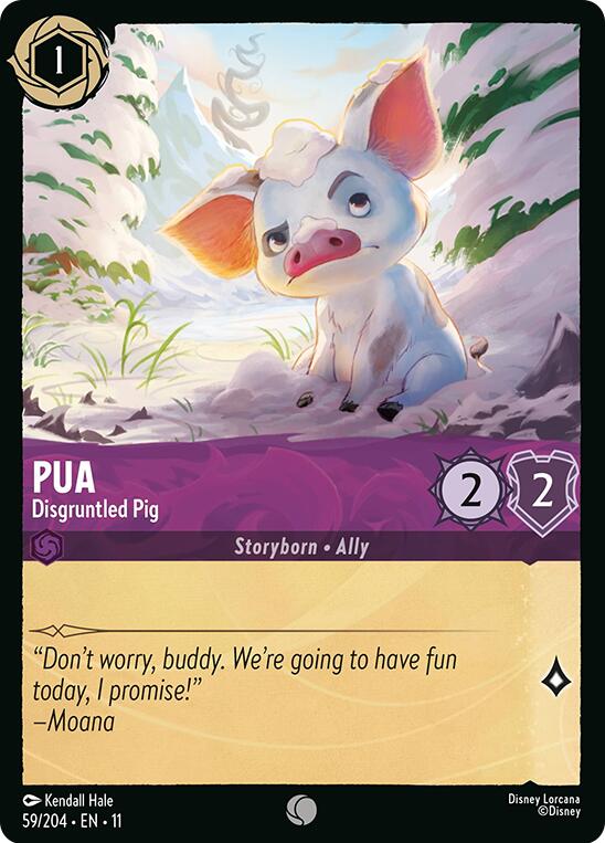 Pua - Disgruntled Pig (59/204) [Winterspell] | I Want That Stuff Brandon