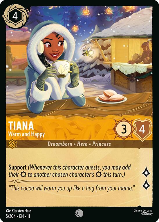 Tiana - Warm and Happy (5/204) [Winterspell] | I Want That Stuff Brandon