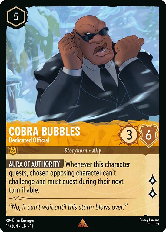 Cobra Bubbles - Dedicated Official (14/204) [Winterspell] | I Want That Stuff Brandon