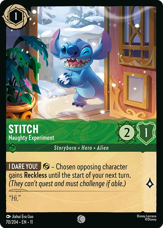 Stitch - Naughty Experiment (70/204) [Winterspell] | I Want That Stuff Brandon