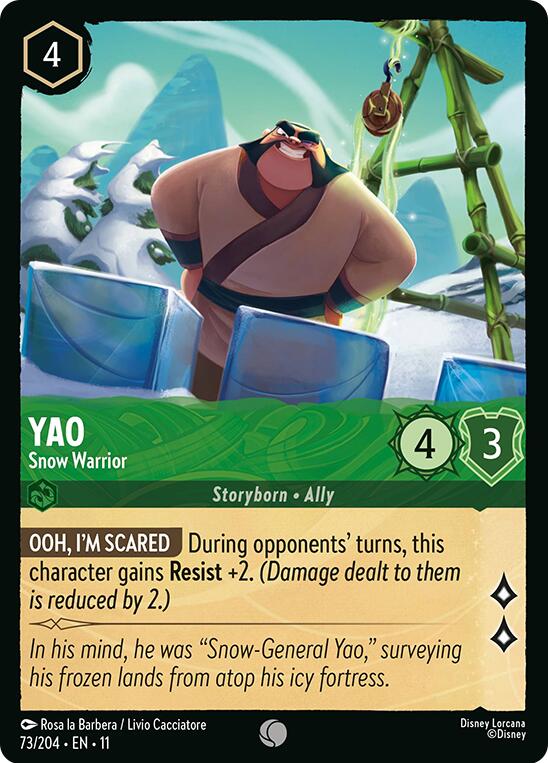 Yao - Snow Warrior (73/204) [Winterspell] | I Want That Stuff Brandon
