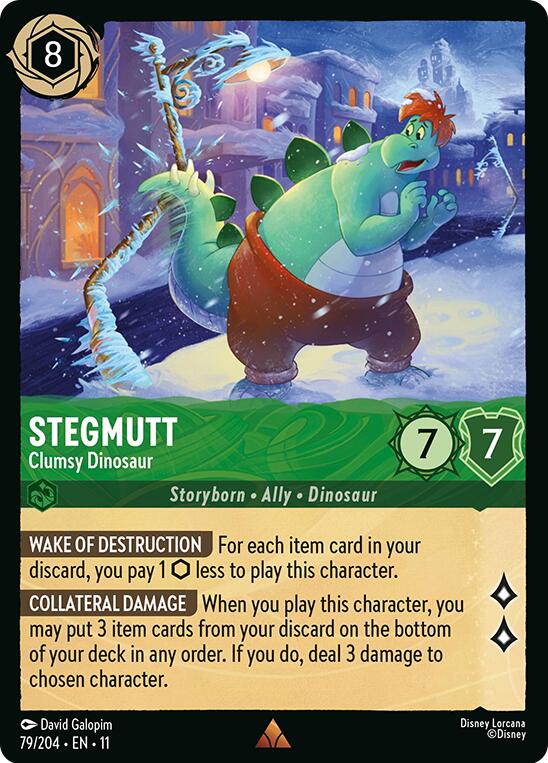 Stegmutt - Clumsy Dinosaur (79/204) [Winterspell] | I Want That Stuff Brandon