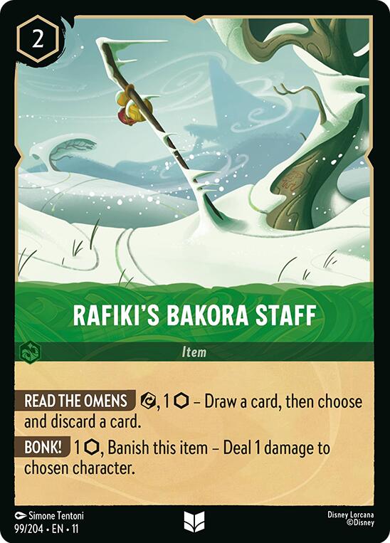 Rafiki's Bakora Staff (99/204) [Winterspell] | I Want That Stuff Brandon