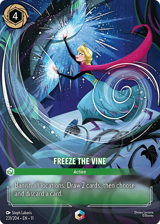 Freeze the Vine (Enchanted) (231/204) [Winterspell] | I Want That Stuff Brandon
