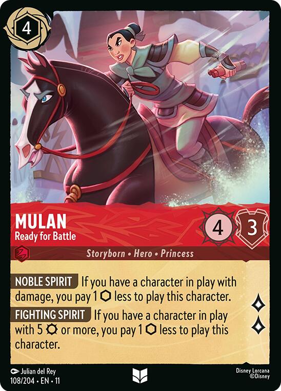 Mulan - Ready for Battle (108/204) [Winterspell] | I Want That Stuff Brandon