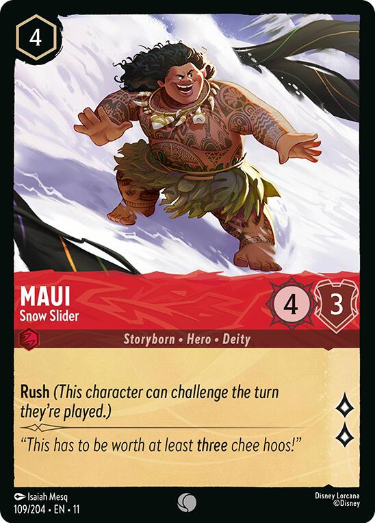 Maui - Snow Slider (109/204) [Winterspell] | I Want That Stuff Brandon