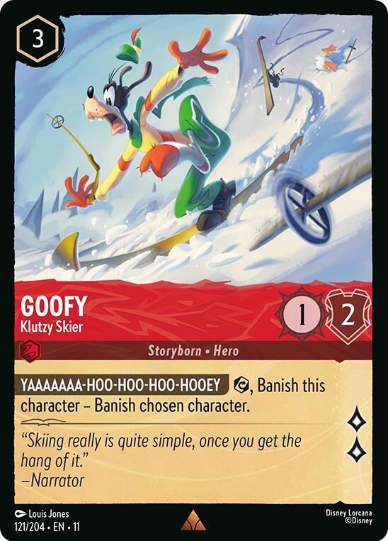 Goofy - Klutzy Skier (121/204) [Winterspell] | I Want That Stuff Brandon