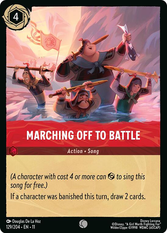 Marching Off to Battle (129/204) [Winterspell] | I Want That Stuff Brandon