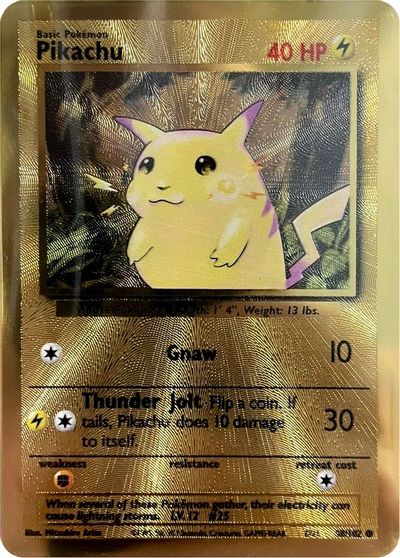 Pikachu (58/102) (Celebrations Metal Card) [Celebrations: 25th Anniversary] | I Want That Stuff Brandon