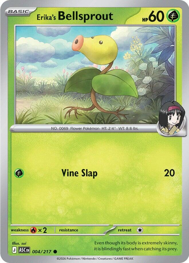 Erika's Bellsprout (004/217) [Mega Evolution: Ascended Heroes] | I Want That Stuff Brandon