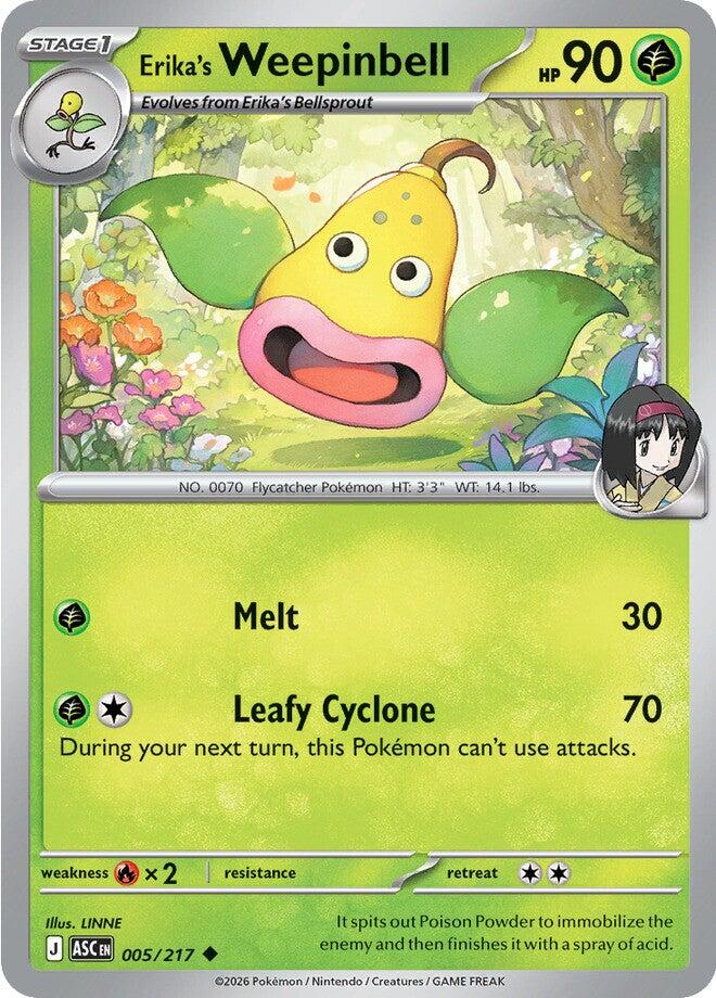 Erika's Weepinbell (005/217) [Mega Evolution: Ascended Heroes] | I Want That Stuff Brandon
