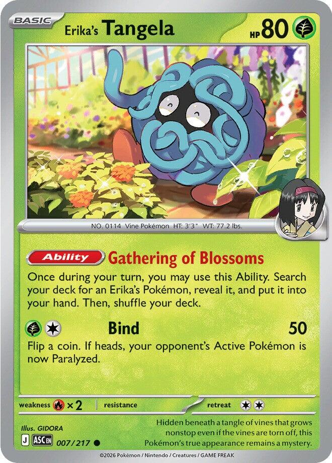 Erika's Tangela (007/217) [Mega Evolution: Ascended Heroes] | I Want That Stuff Brandon