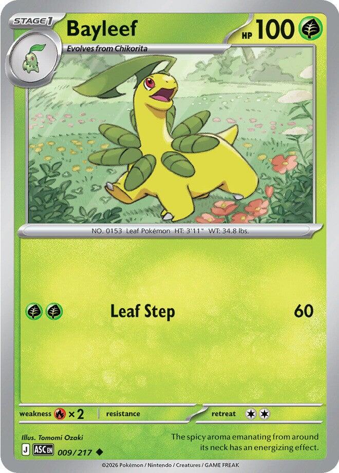 Bayleef (009/217) [Mega Evolution: Ascended Heroes] | I Want That Stuff Brandon