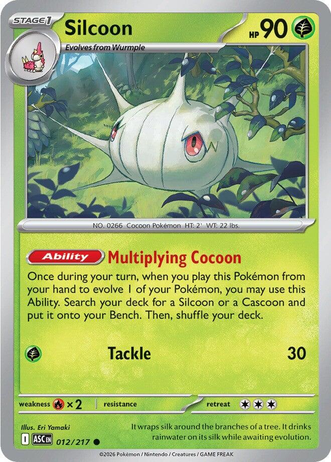 Silcoon (012/217) [Mega Evolution: Ascended Heroes] | I Want That Stuff Brandon