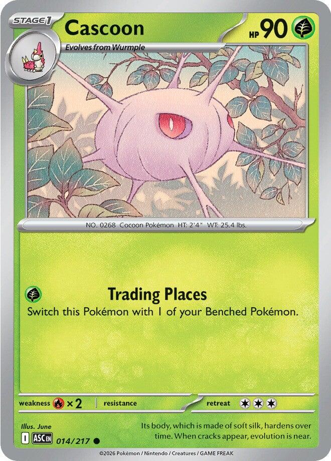 Cascoon (014/217) [Mega Evolution: Ascended Heroes] | I Want That Stuff Brandon