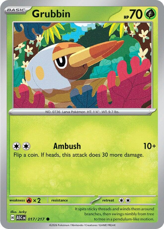 Grubbin (017/217) [Mega Evolution: Ascended Heroes] | I Want That Stuff Brandon