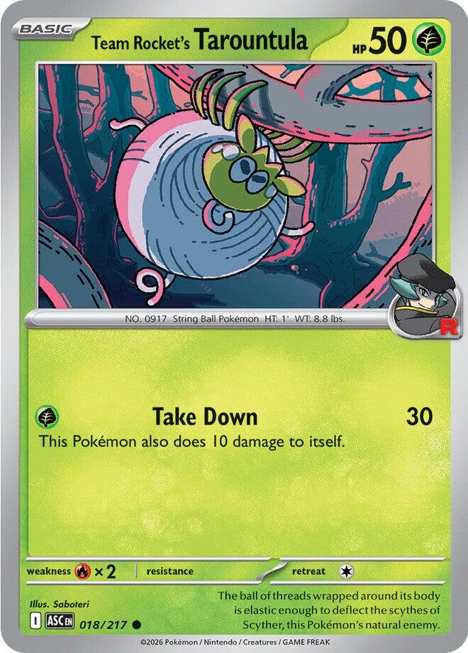 Team Rocket's Tarountula (018/217) [Mega Evolution: Ascended Heroes] | I Want That Stuff Brandon