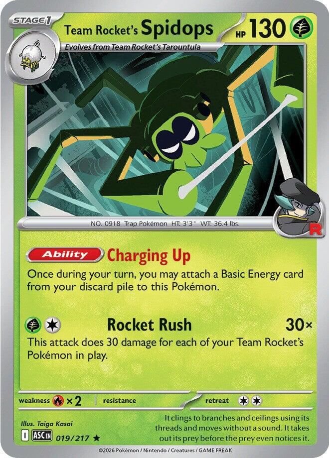 Team Rocket's Spidops (019/217) [Mega Evolution: Ascended Heroes] | I Want That Stuff Brandon