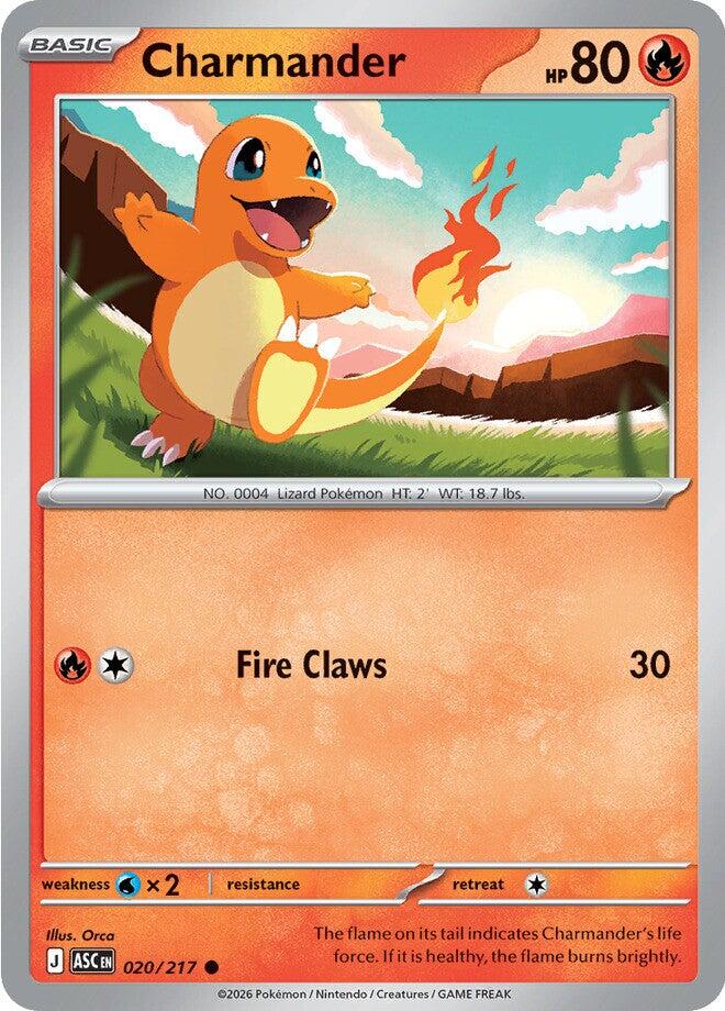 Charmander (020/217) [Mega Evolution: Ascended Heroes] | I Want That Stuff Brandon