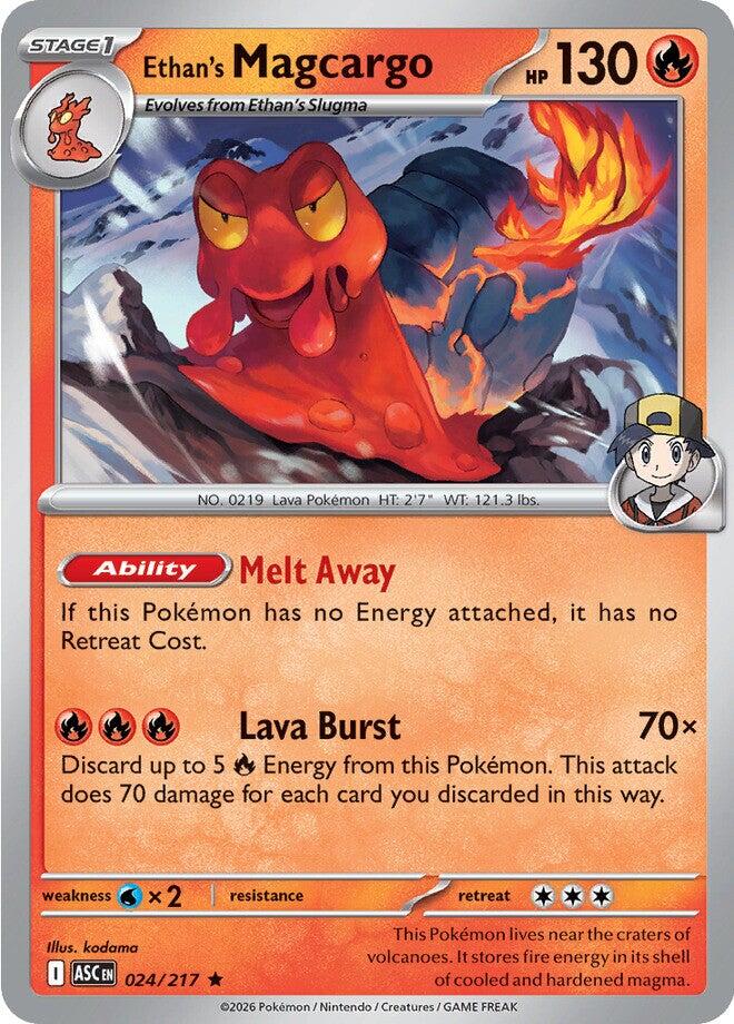 Ethan's Magcargo (024/217) [Mega Evolution: Ascended Heroes] | I Want That Stuff Brandon