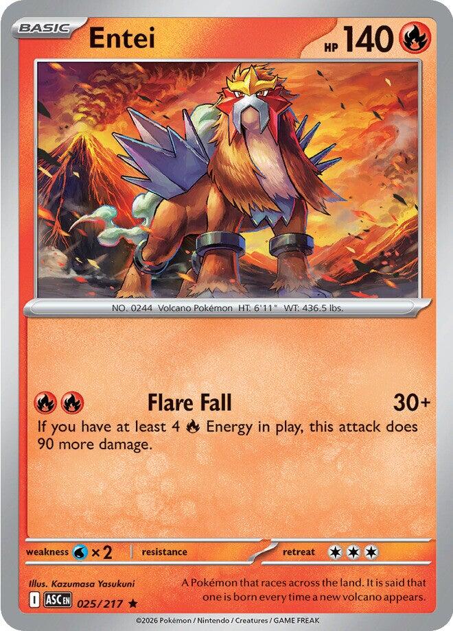 Entei (025/217) [Mega Evolution: Ascended Heroes] | I Want That Stuff Brandon