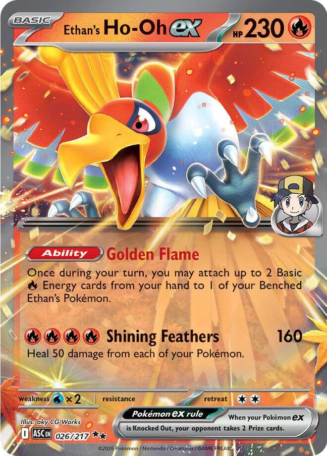 Ethan's Ho-Oh ex (026/217) [Mega Evolution: Ascended Heroes] | I Want That Stuff Brandon