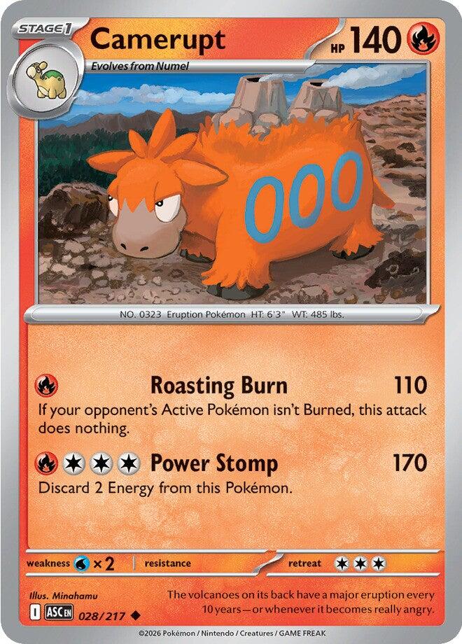 Camerupt (028/217) [Mega Evolution: Ascended Heroes] | I Want That Stuff Brandon