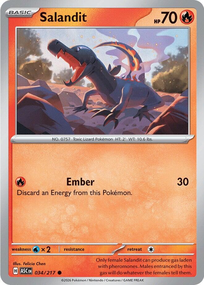 Salandit (034/217) [Mega Evolution: Ascended Heroes] | I Want That Stuff Brandon