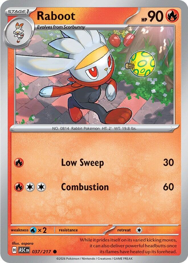 Raboot (037/217) [Mega Evolution: Ascended Heroes] | I Want That Stuff Brandon