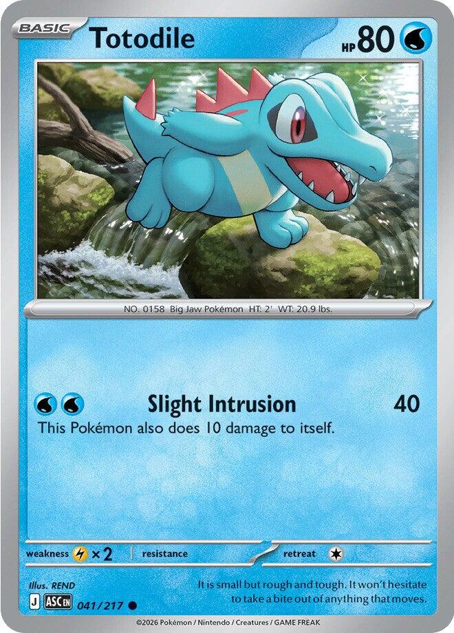 Totodile (041/217) [Mega Evolution: Ascended Heroes] | I Want That Stuff Brandon