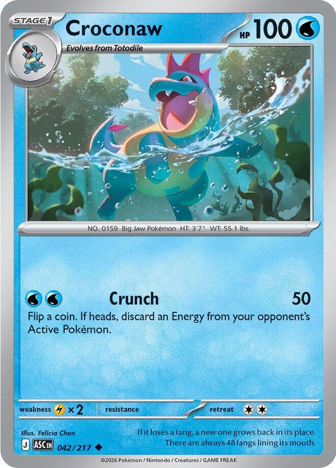 Croconaw (042/217) [Mega Evolution: Ascended Heroes] | I Want That Stuff Brandon