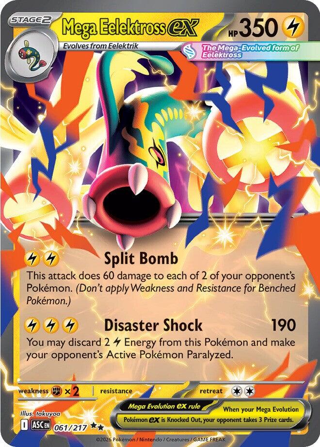 Mega Eelektross ex (061/217) [Mega Evolution: Ascended Heroes] | I Want That Stuff Brandon