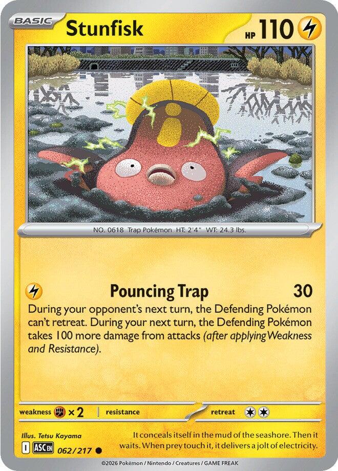 Stunfisk (062/217) [Mega Evolution: Ascended Heroes] | I Want That Stuff Brandon