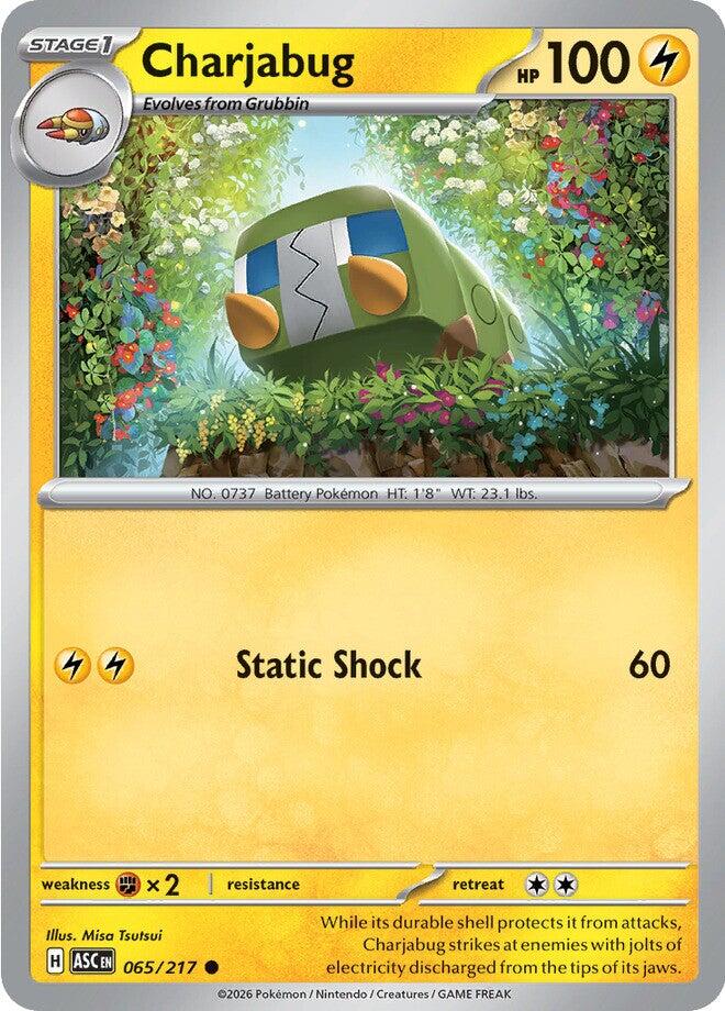 Charjabug (065/217) [Mega Evolution: Ascended Heroes] | I Want That Stuff Brandon