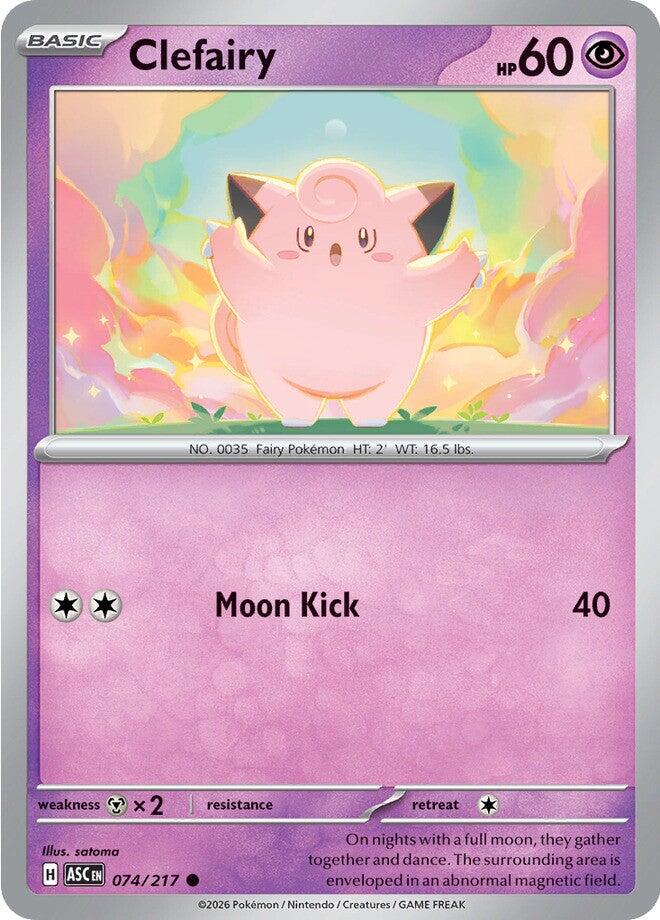 Clefairy (074/217) [Mega Evolution: Ascended Heroes] | I Want That Stuff Brandon
