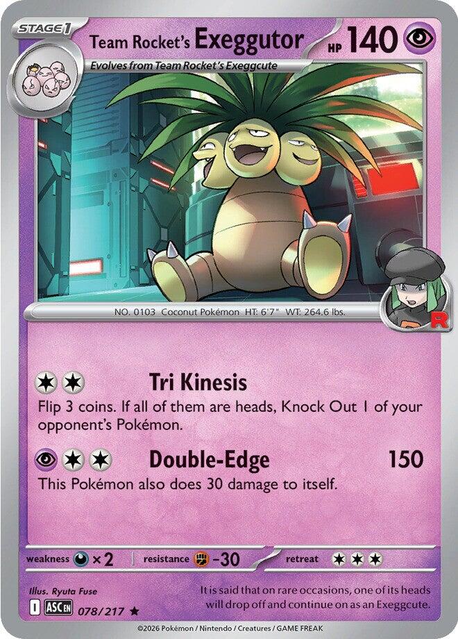 Team Rocket's Exeggutor (078/217) [Mega Evolution: Ascended Heroes] | I Want That Stuff Brandon