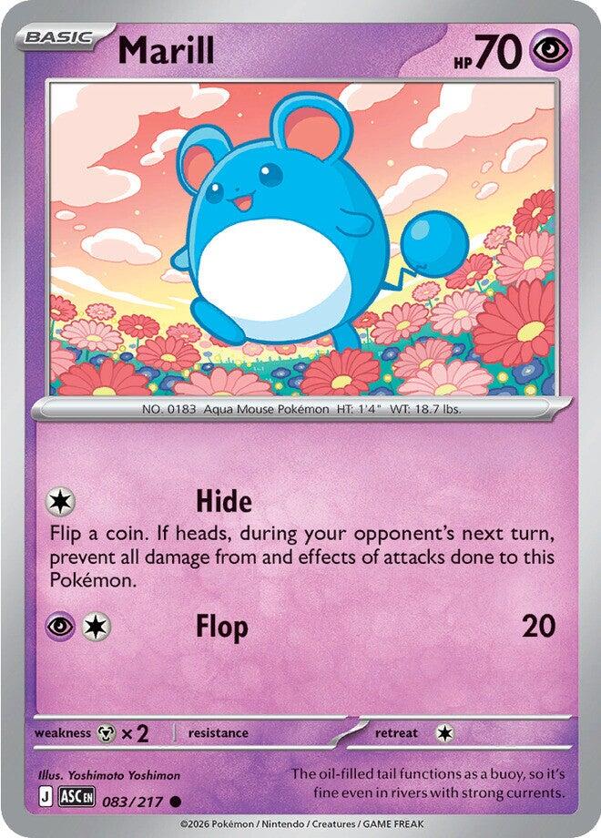 Marill (083/217) [Mega Evolution: Ascended Heroes] | I Want That Stuff Brandon