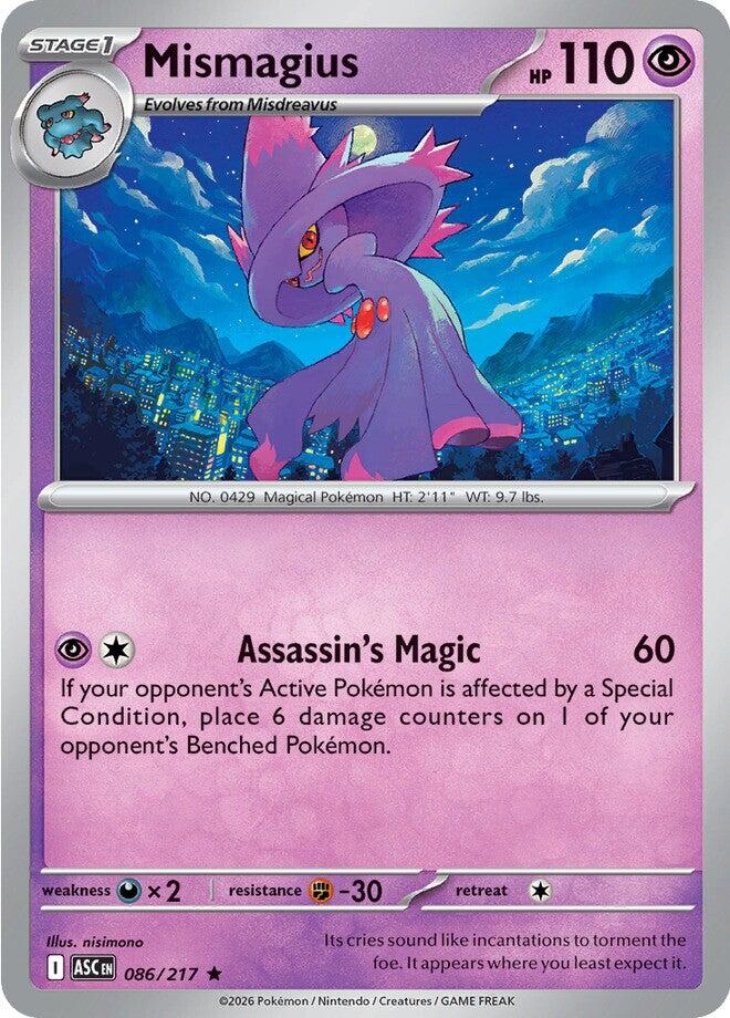 Mismagius (086/217) [Mega Evolution: Ascended Heroes] | I Want That Stuff Brandon