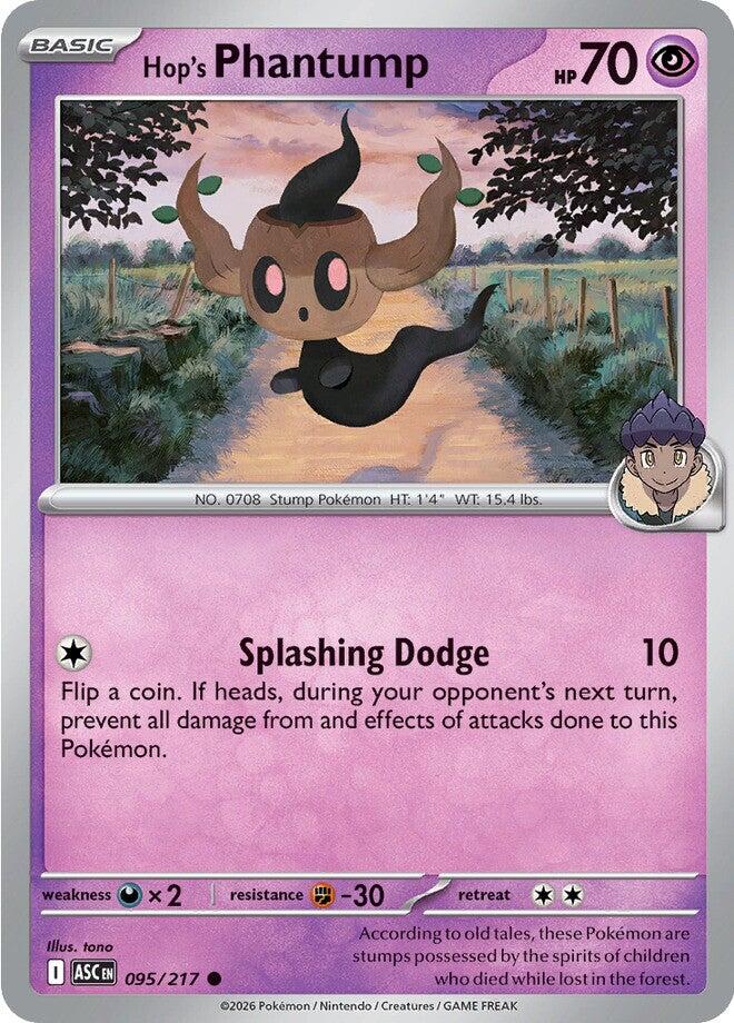 Hop's Phantump (095/217) [Mega Evolution: Ascended Heroes] | I Want That Stuff Brandon