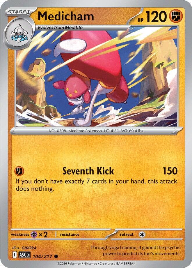 Medicham (104/217) [Mega Evolution: Ascended Heroes] | I Want That Stuff Brandon