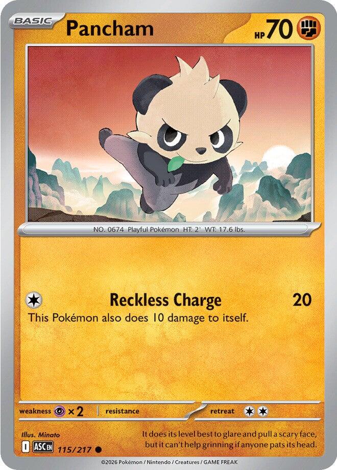 Pancham (115/217) [Mega Evolution: Ascended Heroes] | I Want That Stuff Brandon