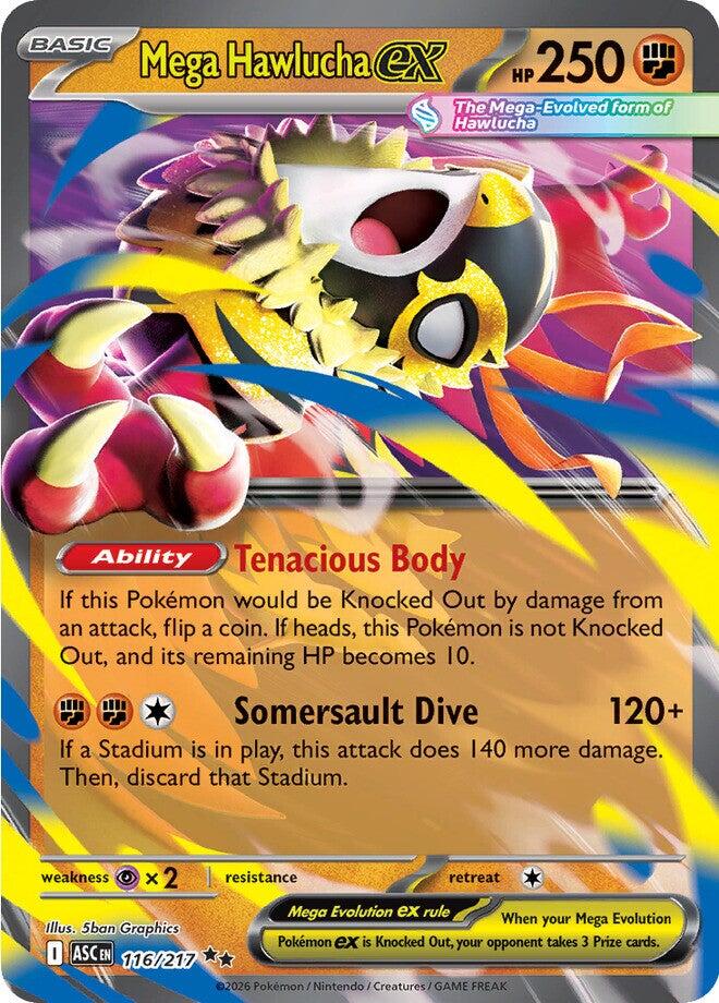 Mega Hawlucha ex (116/217) [Mega Evolution: Ascended Heroes] | I Want That Stuff Brandon