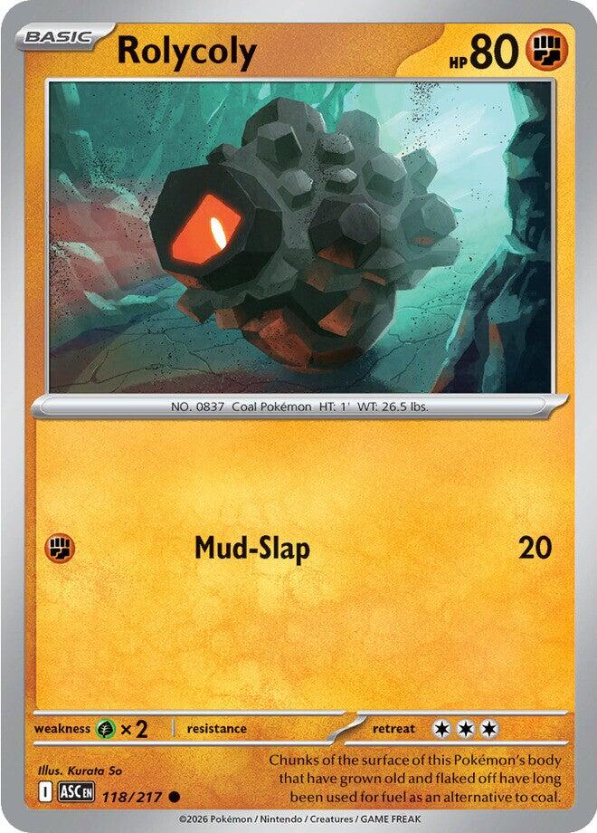 Rolycoly (118/217) [Mega Evolution: Ascended Heroes] | I Want That Stuff Brandon
