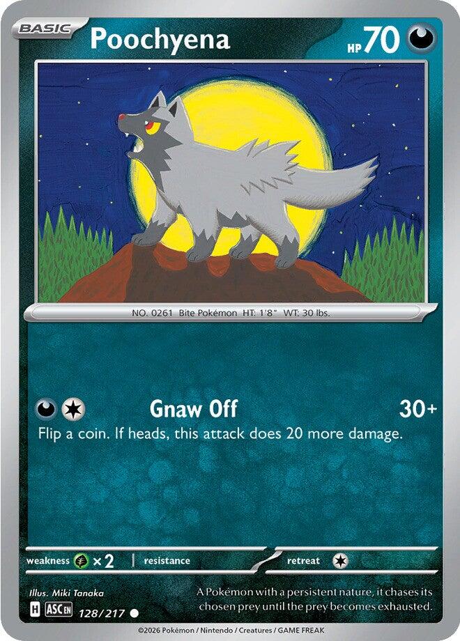 Poochyena (128/217) [Mega Evolution: Ascended Heroes] | I Want That Stuff Brandon