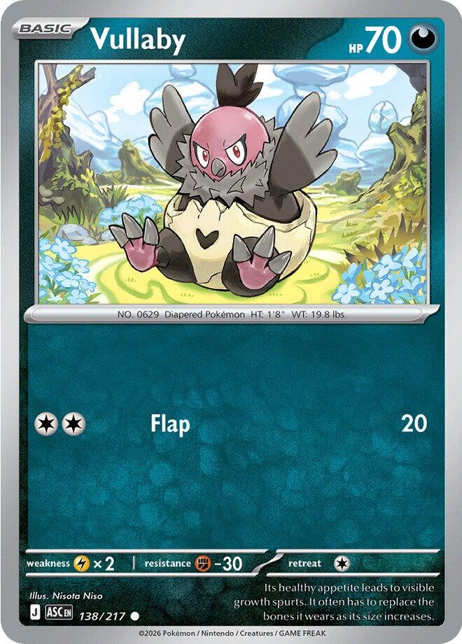 Vullaby (138/217) [Mega Evolution: Ascended Heroes] | I Want That Stuff Brandon