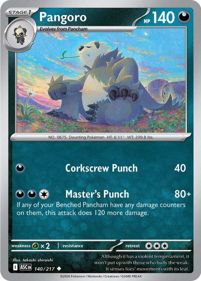 Pangoro (140/217) [Mega Evolution: Ascended Heroes] | I Want That Stuff Brandon