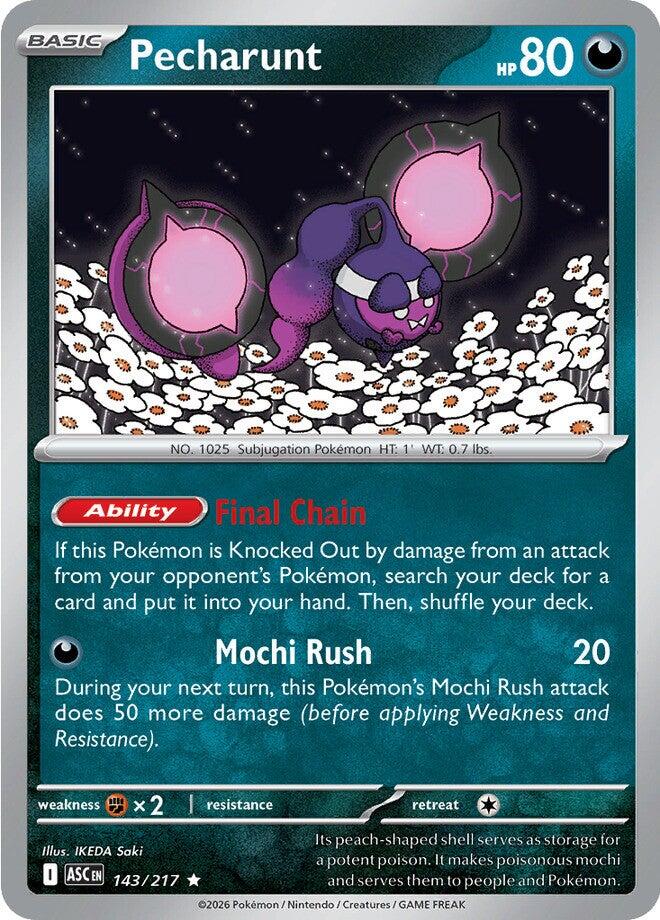 Pecharunt (143/217) [Mega Evolution: Ascended Heroes] | I Want That Stuff Brandon