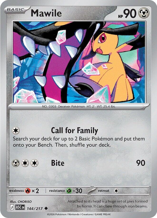 Mawile (144/217) [Mega Evolution: Ascended Heroes] | I Want That Stuff Brandon