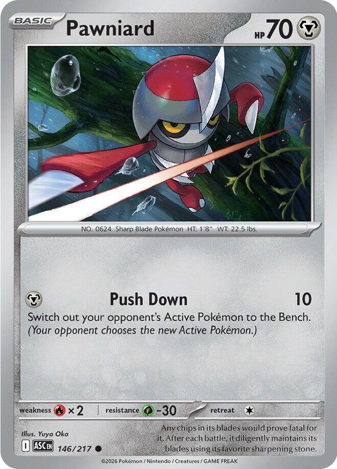 Pawniard (146/217) [Mega Evolution: Ascended Heroes] | I Want That Stuff Brandon